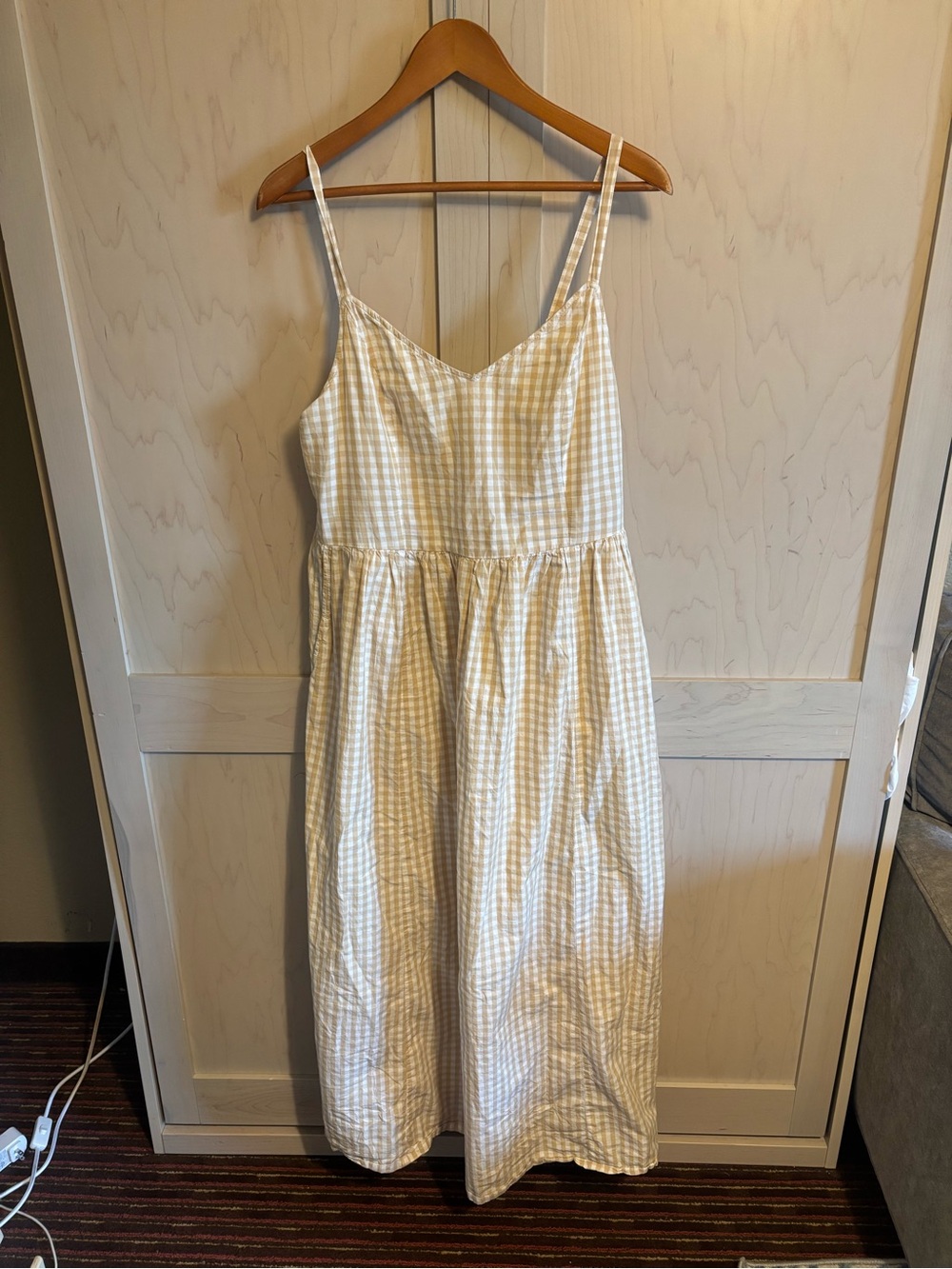 Old Navy Gingham maxi dress M-TALL